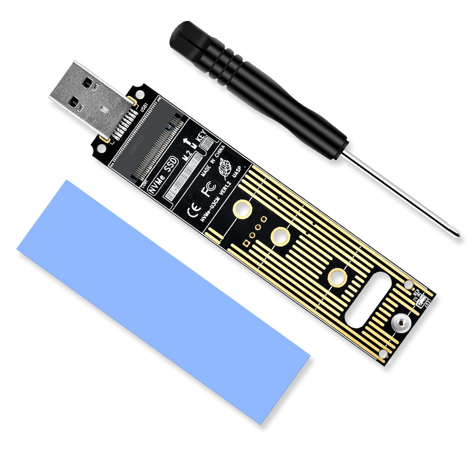 ZORBES® NVME to USB Adapter USB 3.1 Gen 2 to M.2 NVMe SSD Converter ZORBES® NVME to USB Adapter USB 3.1 Gen 2 to M.2 NVMe SSD Converter